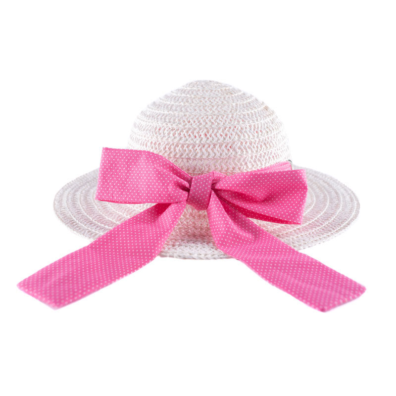 Little Lady B - Jennifer Straw Hat Pink 2