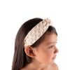 Little Lady B - Knot Headband Pearl Bone
