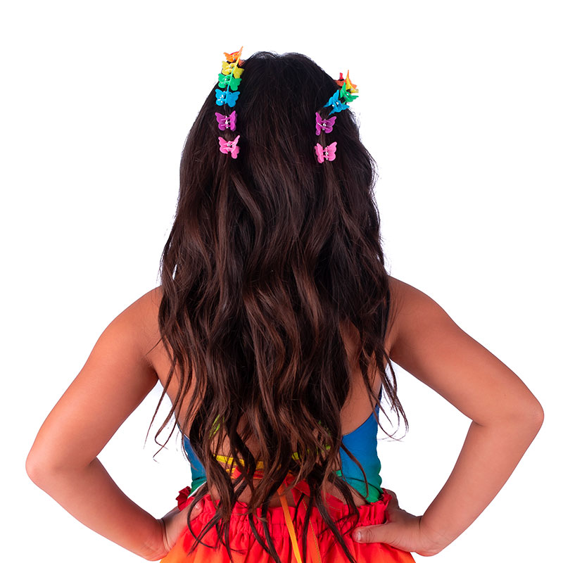 Little Lady B - Rainbow Hair Clip Set 2