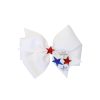 Little Lady B - White Star Hair Bow 02