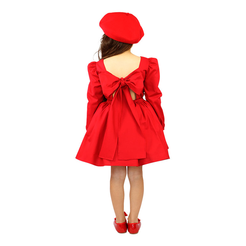 Little Lady B - Wonderland Collection - Harmony Dress - Red 03