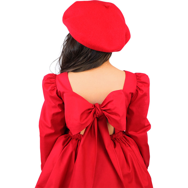 Little Lady B - Wonderland Collection - Harmony Dress - Red 04