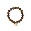 Little Lady B - Mother's Day 2022 Collection - Fe Charm Bracelet - Tiger Eye
