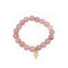 Little Lady B - Mother's Day 2022 Collection - Hamsa Hand/Hand of Fatima Bracelet - Rose Quartz