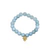 Little Lady B - Mother's Day 2022 Collection - Hamsa Hand/Hand of Mariam Bracelet - Aquamarine