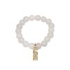 Little Lady B - Mother's Day 2022 Collection - LOVE Charm Bracelet - White Jade