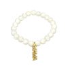 Little Lady B - Mother's Day 2022 Collection - MAMA Charm Bracelet - Mother Pearl