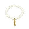 Little Lady B - Mother's Day 2022 Collection - MAMA Charm Bracelet - Mother Pearl