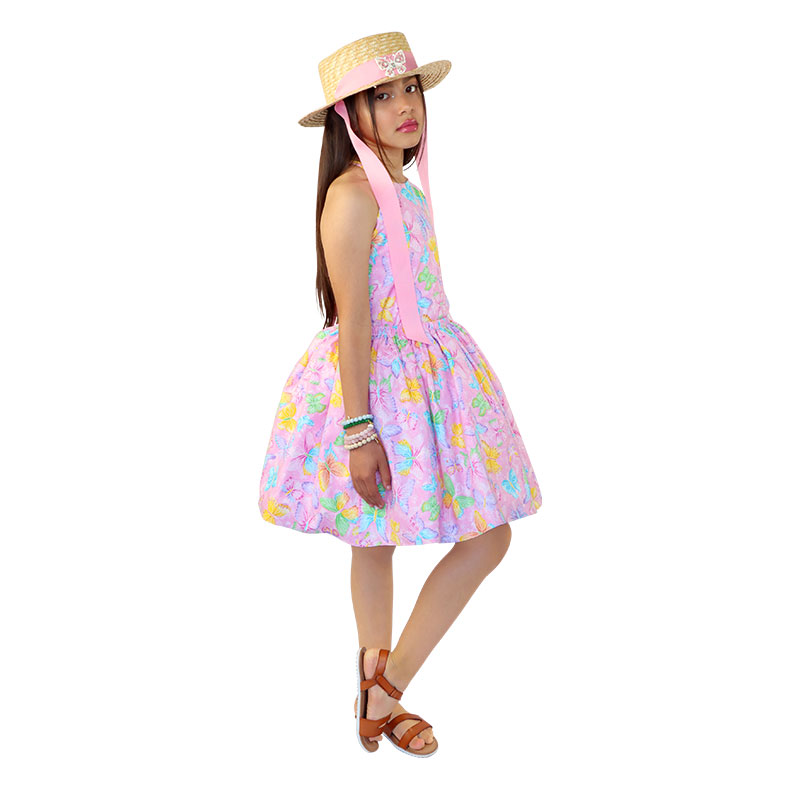 Little Lady B - Wonderland Collection - Amber Dress 02