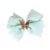 Little Lady B - Wonderland Collection - Pastel Butterfly Hair Bow - Mint