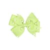 Little Lady B - Wonderland Collection - Pearl Hair Bows - Kermit Green