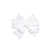 Little Lady B - Wonderland Collection - Pearl Hair Bows - White