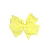 Little Lady B - Wonderland Collection - Pearl Hair Bows - Yellow