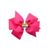 Little Lady B - Wonderland Collection - Rainbow Hair Bows - Fuchsia