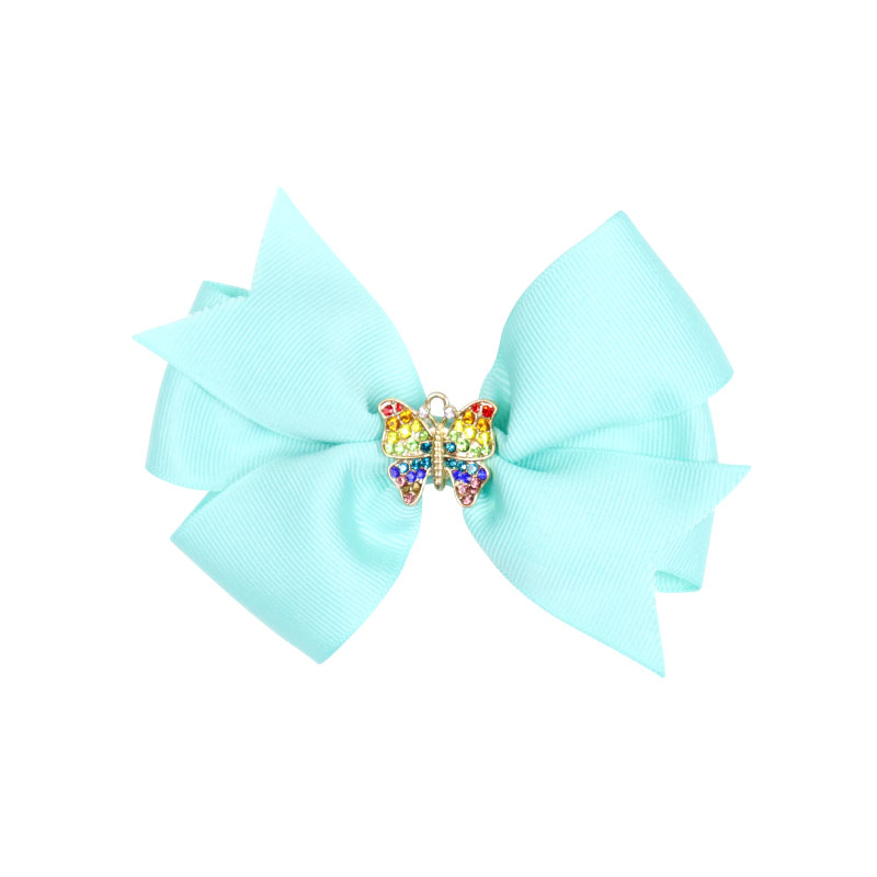 Little Lady B - Wonderland Collection - Rainbow Hair Bows - Tiffany