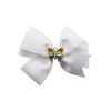Little Lady B - Wonderland Collection - Rainbow Hair Bows - White