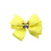Little Lady B - Wonderland Collection - Rainbow Hair Bows - Yellow