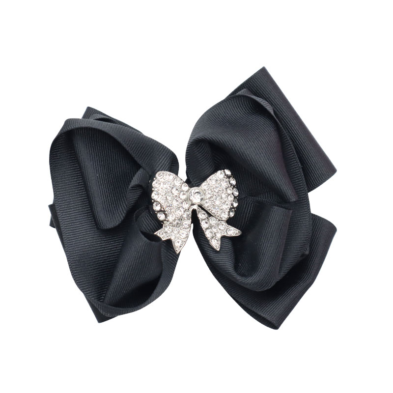 Little Lady B - Wild Nature Collection - Bow-Shaped Hair Bows - Black