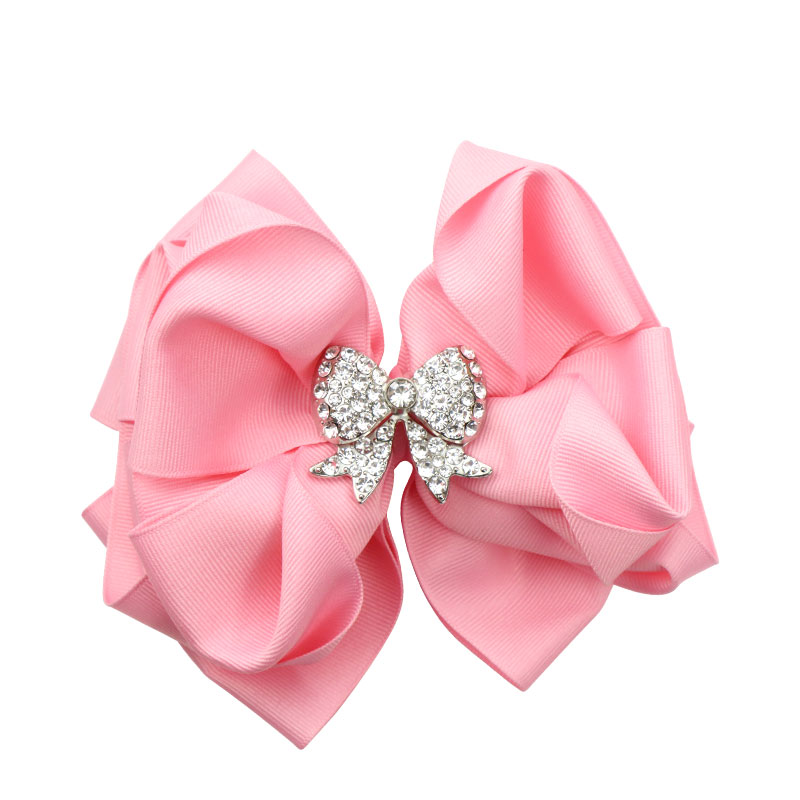 Little Lady B - Wild Nature Collection - Bow-Shaped Hair Bows - Rose Pink