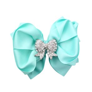 Little Lady B - Wild Nature Collection - Bow-Shaped Hair Bows - Tiffany