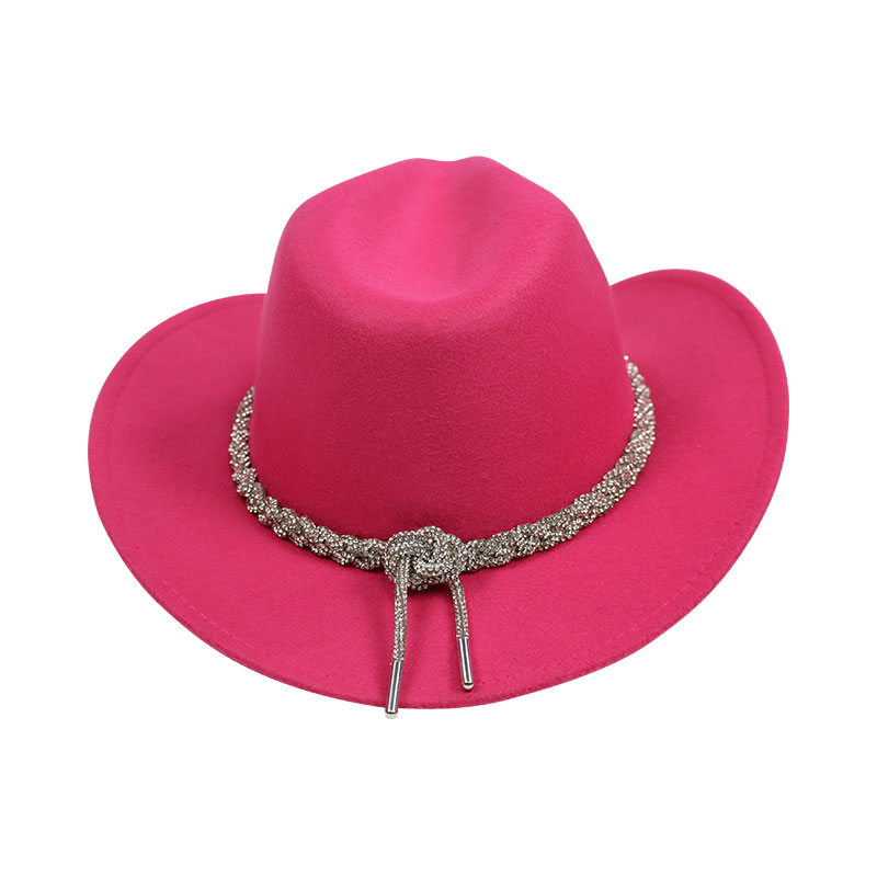 Little Lady B - Wild Nature Collection - Western Style Cowgirl Hat - Fuchsia 02