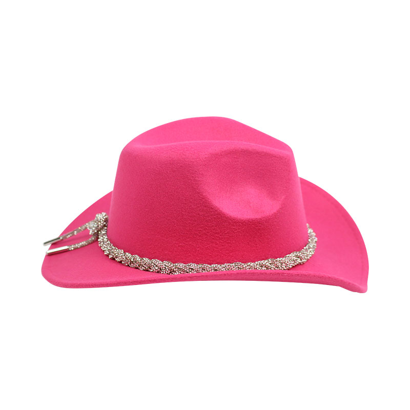 Little Lady B - Wild Nature Collection - Western Style Cowgirl Hat - Fuchsia 03