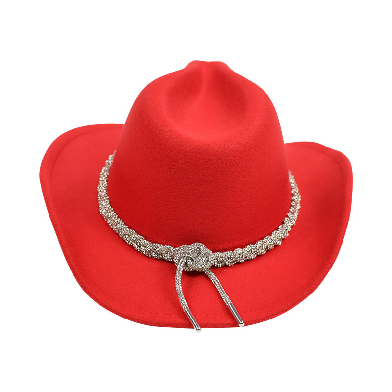Little Lady B - Wild Nature Collection - Western Style Cowgirl Hat - Red 01