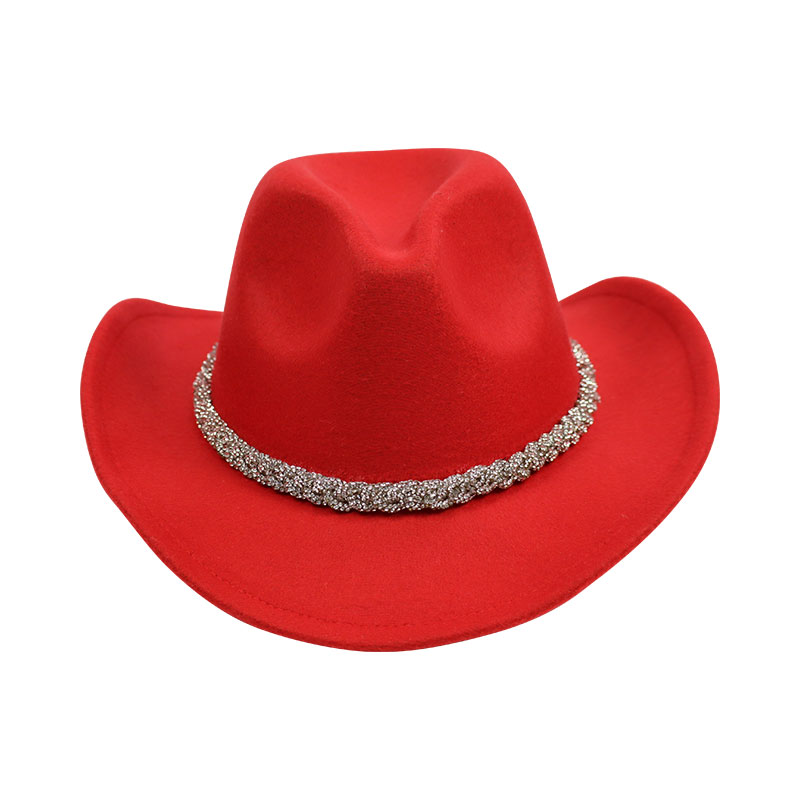 Little Lady B - Wild Nature Collection - Western Style Cowgirl Hat - Red 02