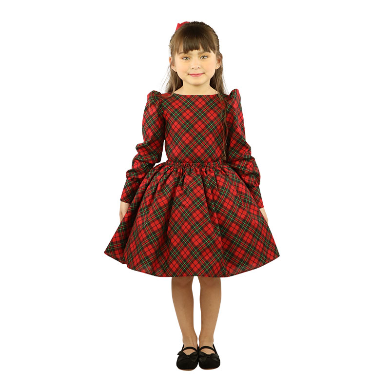 Little Lady B - Glistening Holiday Collection - Mia Dress - 01