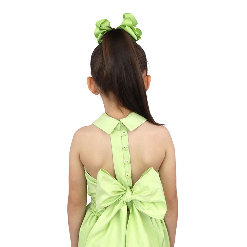 Little Lady B - Enchanted Garden Collection - Sage Romper 04