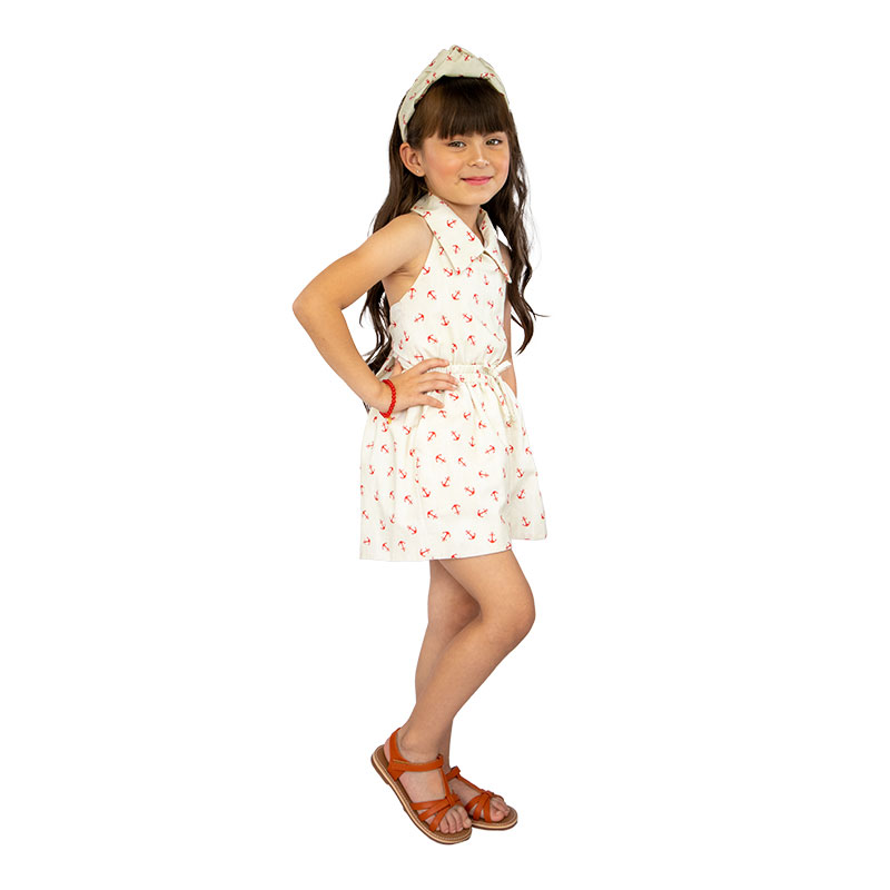 Little Lady B - Coastal Serenity Collection - Eve Romper 02
