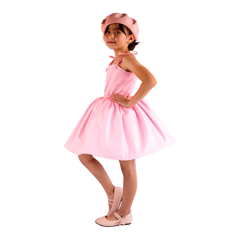Little Lady B. - Little Love Letters Collection - Becky Dress Baby Pink 02