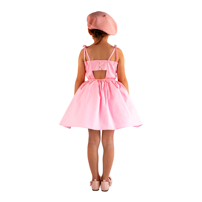 Little Lady B. - Little Love Letters Collection - Becky Dress Baby Pink 03