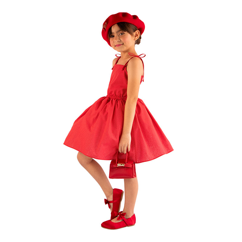 Little Lady B. - Little Love Letters Collection - Becky Dress Red 02