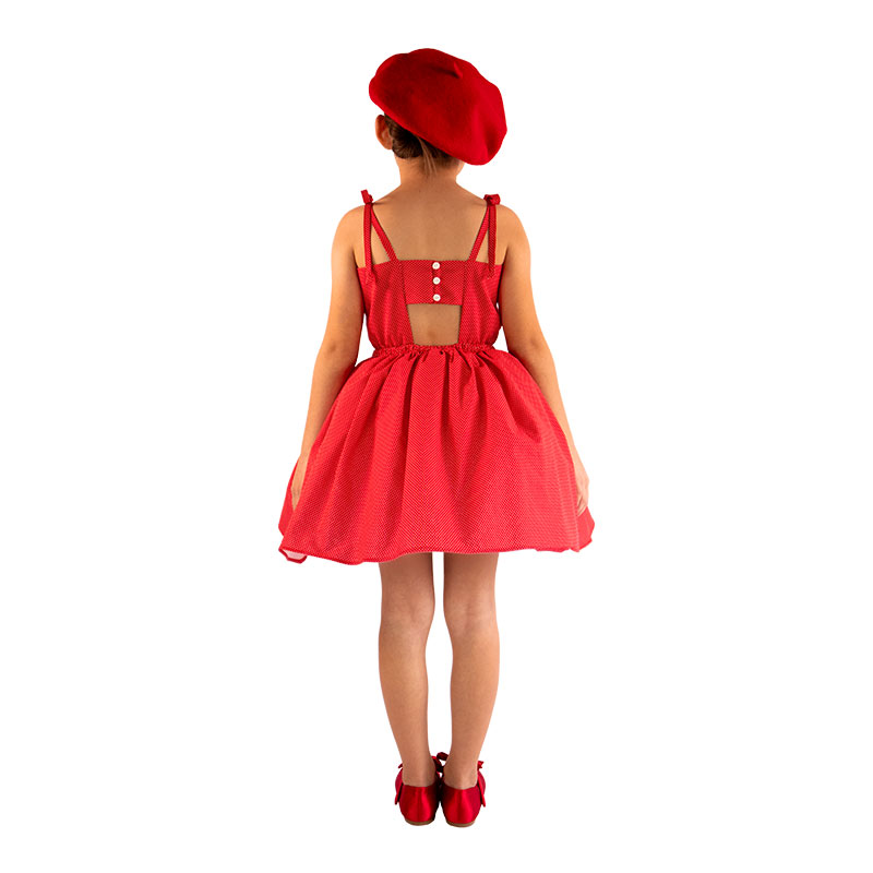 Little Lady B. - Little Love Letters Collection - Becky Dress Red 03