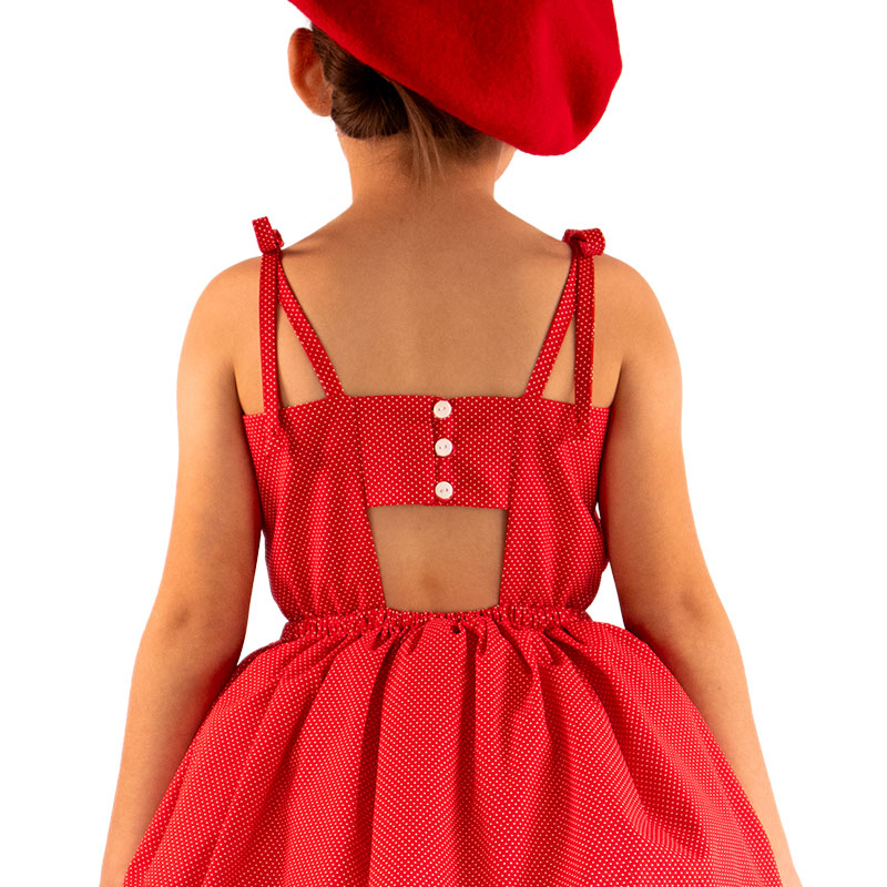 Little Lady B. - Little Love Letters Collection - Becky Dress Red 04
