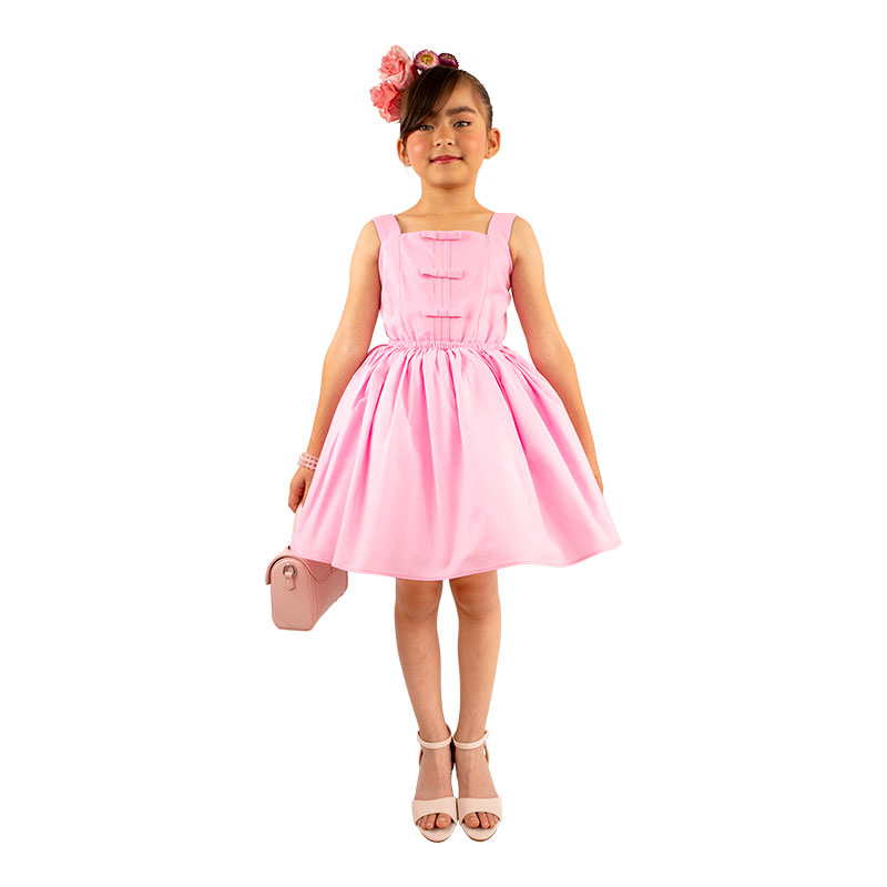 Little Lady B. - Little Versailles Edit Collection - Juliette Dress - Pink 01