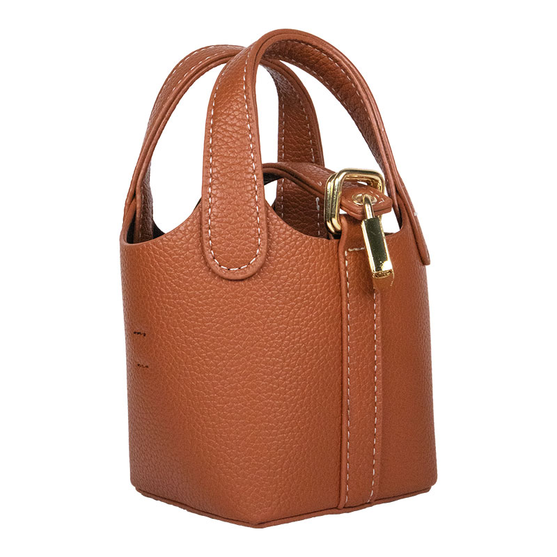 Little Lady B. - Products - Handbags - The Bibi Mini Bucket Bag - Saddle Brown 02 Little Lady B. - Products - Handbags - The Bibi Mini Bucket Bag - Saddle Brown 02
