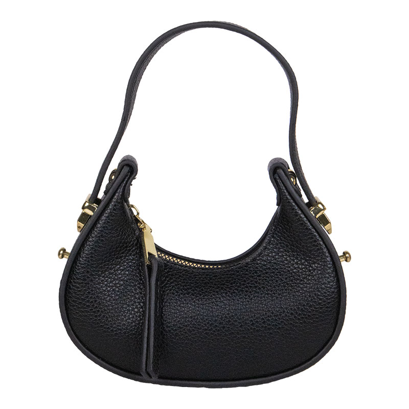 Little Lady B. - Products - Handbags - The Bliss Mini Baggate - Black 01 Little Lady B. - Products - Handbags - The Bliss Mini Baggate - Black 01