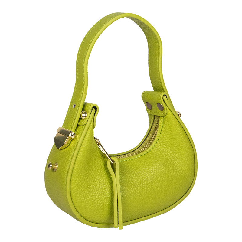 Little Lady B. - Products - Handbags - The Bliss Mini Baggate - Lime Green 02 Little Lady B. - Products - Handbags - The Bliss Mini Baggate - Lime Green 02