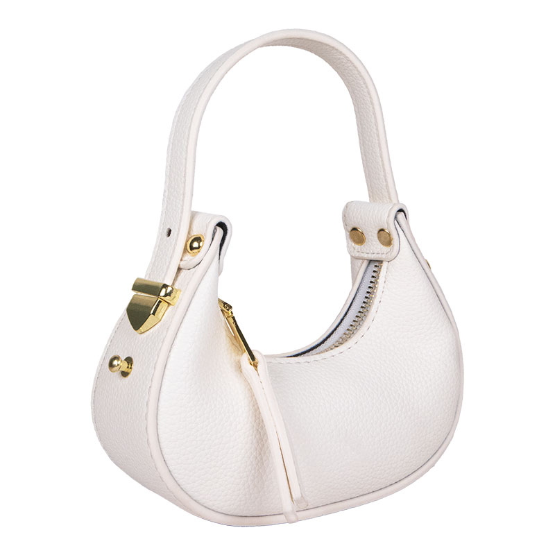 Little Lady B. - Products - Handbags - The Bliss Mini Baggate - White 02 Little Lady B. - Products - Handbags - The Bliss Mini Baggate - White 02