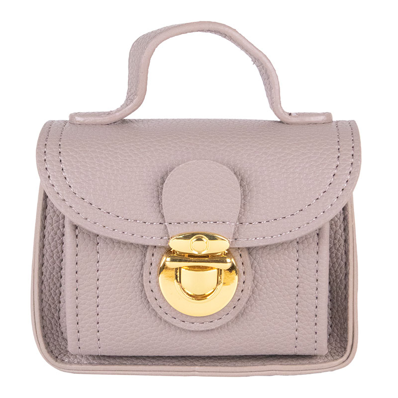 Little Lady B. - Products - Handbags - The Brooklyn Mini Handbag - Gray 01 Little Lady B. - Products - Handbags - The Brooklyn Mini Handbag - Gray 01