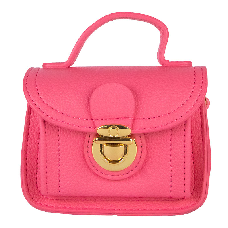 Little Lady B. - Products - Handbags - The Brooklyn Mini Handbag - Hot Pink 01