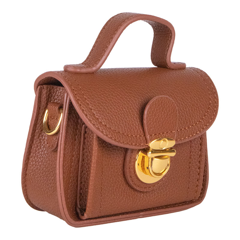 Little Lady B. - Products - Handbags - The Brooklyn Mini Handbag - Saddle Brown 02 Little Lady B. - Products - Handbags - The Brooklyn Mini Handbag - Saddle Brown 02
