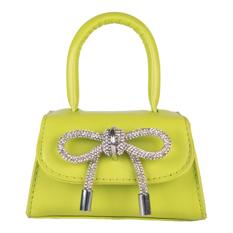 Little Lady B. - Products - Handbags - The Taylor Bow Mini Handbag - Lime Green 01 Little Lady B. - Products - Handbags - The Taylor Bow Mini Handbag - Lime Green 01